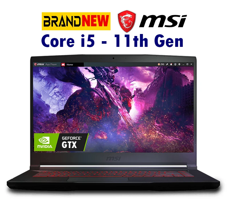 Brand New} MSI GF63 Thin 11SC (Core i5 11th Gen) (GTX 1650) (8GB