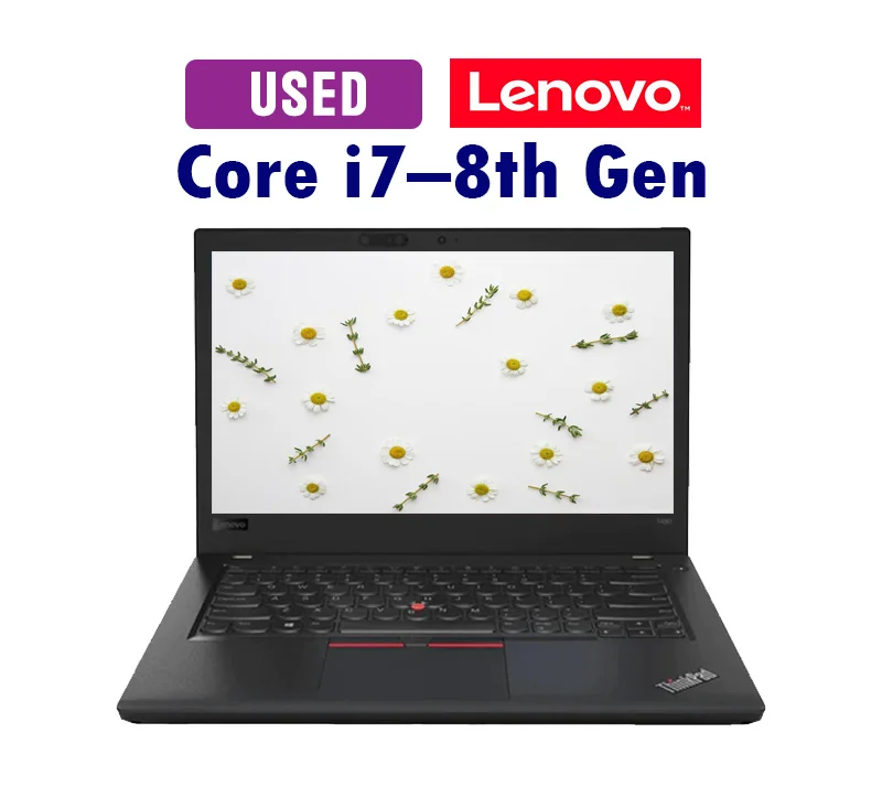 Lenovo Thinkpad T480s (Core i7 - 8th Gen) (16GB) (512GB SSD)(FHD) [5] -  Lap.lk