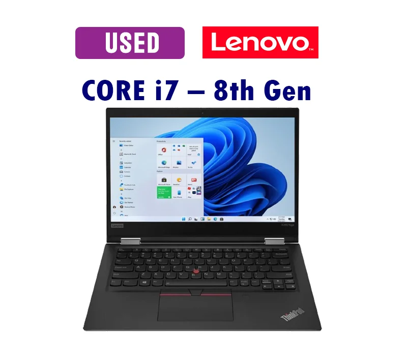 Lenovo Thinkpad x390 Yoga | Intel Corei7 -8th Gen | 16GB RAM
