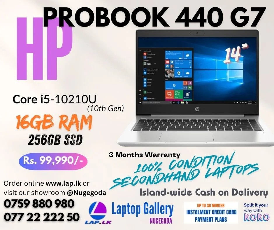 Core I5 10th Gen Hp Probook 440 G7 14 16gb Ram Hp Hp Probook 440 G7
